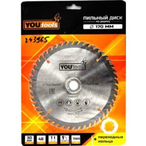 Пильный диск Yourtools 170/30мм Z48