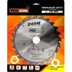 Пильный диск Yourtools 210/32мм Z24