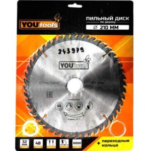Пильный диск Yourtools 210/32мм Z48