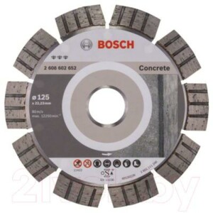 Отрезной диск алмазный Bosch 2.608.602.652