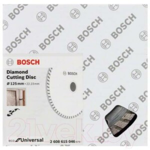 Отрезной диск алмазный Bosch 2.608.615.046