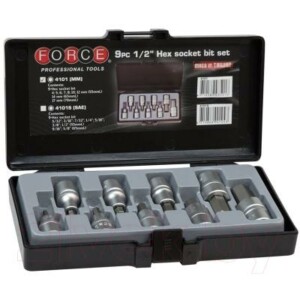 Набор головок слесарных Force 4101