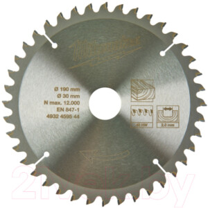 Пильный диск Milwaukee 4932459544