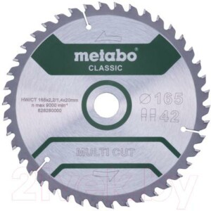 Пильный диск Metabo 628280000