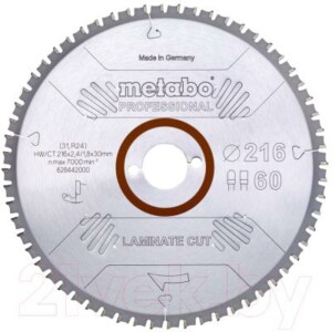 Пильный диск Metabo 628446000