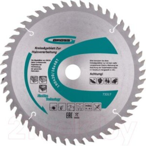 Пильный диск Gross 73317