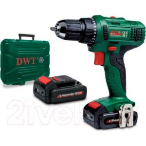 Аккумуляторный шуруповерт DWT ABS-12 L-2 BMC