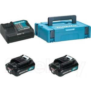 Набор аккумуляторов для электроинструмента Makita BL1021B с зарядным DC10SB