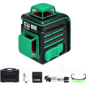Лазерный нивелир ADA Instruments Cube 2-360 Green Ultimate Edition / A00471