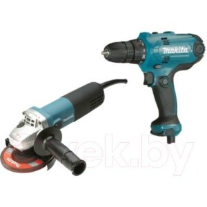 Профессиональная дрель-шуруповерт Makita DF0300 + 9555HN / DK0117