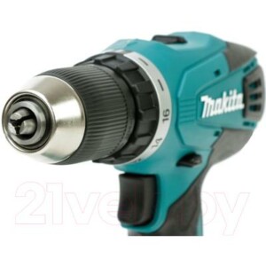 Профессиональная дрель-шуруповерт Makita DF347DWLE