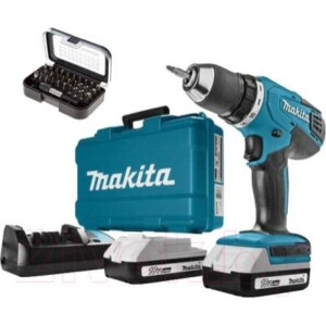 Профессиональная дрель-шуруповерт Makita DF457DWEX8