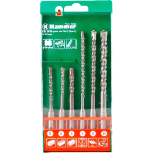 Набор буров Hammer Flex 201-902 DR SDS+