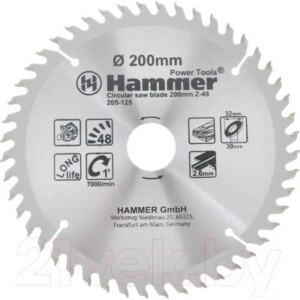 Пильный диск Hammer Flex 205-125