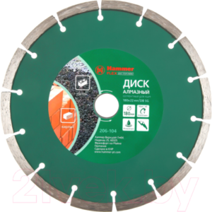 Отрезной диск алмазный Hammer Flex 206-104 DB SG