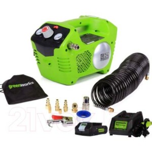 Воздушный компрессор Greenworks G24AC