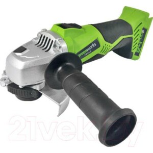 Угловая шлифовальная машина Greenworks G24AG