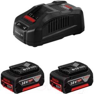 Набор аккумуляторов для электроинструмента Bosch GBA 18В с зарядным GAL 18V-40