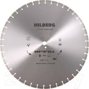 Отрезной диск алмазный Hilberg HM113