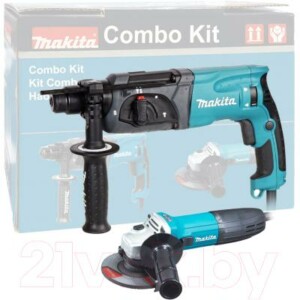Профессиональный перфоратор Makita HR2470 + GA5030 / DK0120
