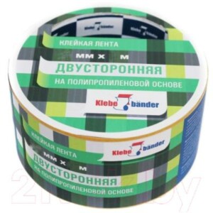 Скотч двухсторонний Klebebander Полипропилен