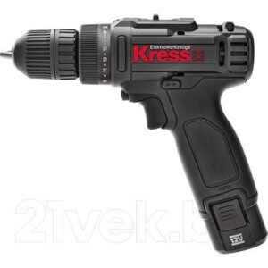 Аккумуляторная дрель-шуруповерт Kress KU201.2