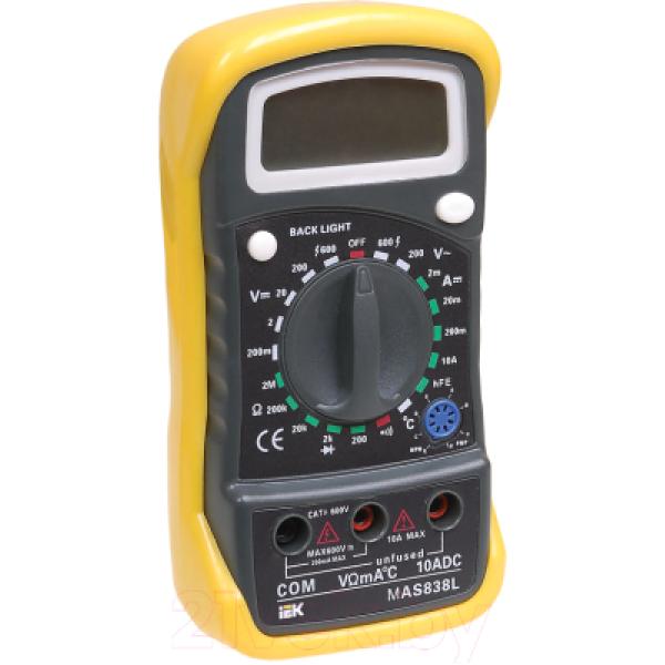 Мультиметр цифровой IEK Master MAS838L