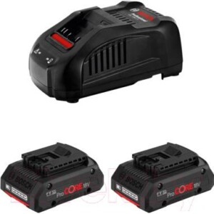 Набор аккумуляторов для электроинструмента Bosch ProCORE 18V 4.0 с зарядным GAL 1880 CV