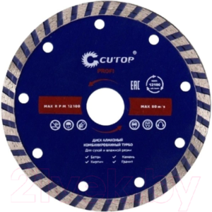 Отрезной диск алмазный Cutop Profi 61-12523