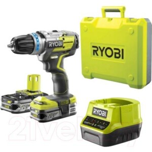 Аккумуляторная дрель-шуруповерт Ryobi R18DDBL-225B ONE +
