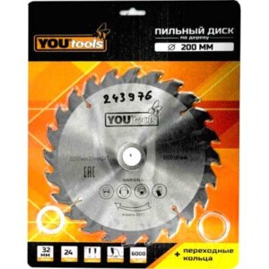Пильный диск Yourtools Z24 200/32мм