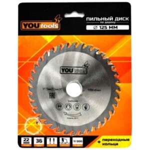 Пильный диск Yourtools Z36 125/22мм