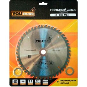 Пильный диск Yourtools Z48 190/30мм