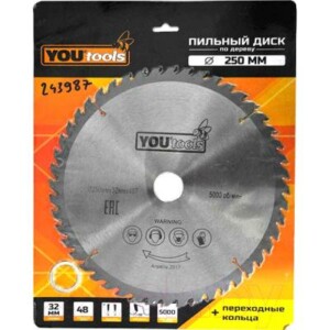 Пильный диск Yourtools Z48 250/32мм