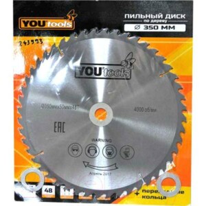Пильный диск Yourtools Z48 350/50мм